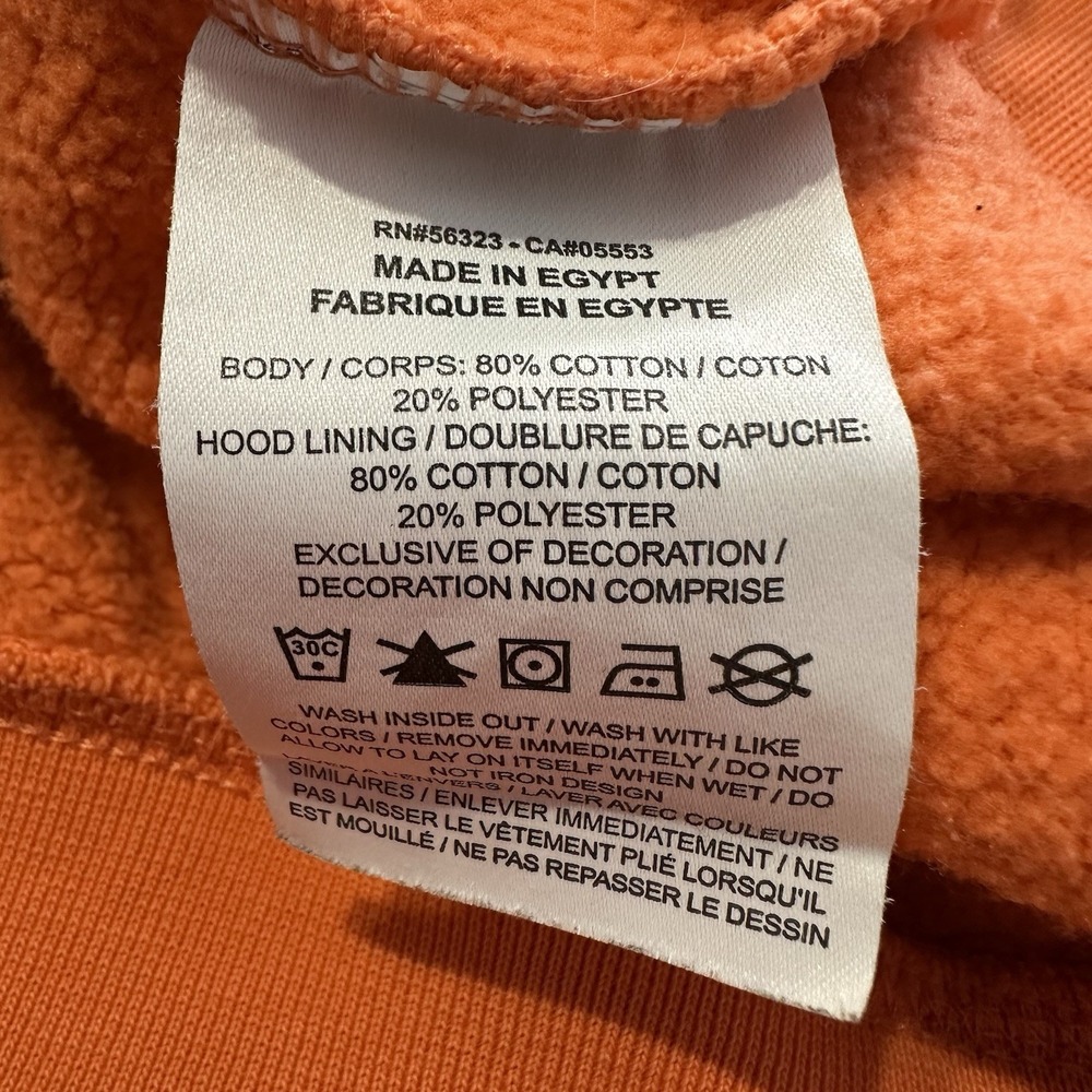Nike Hoodie Womens XL Orange Recreation Club Pullover Better Everyday CPFM Sun - Picture 7 of 12